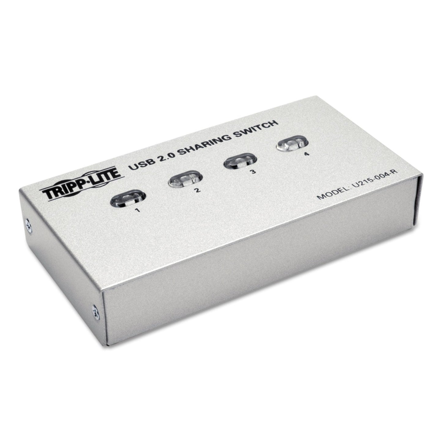 Tripp Lite USB 2.0 Printer/Peripheral Sharing Switch, 4 Ports