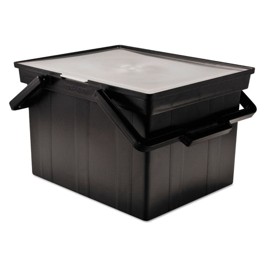 Advantus Companion Portable File, Letter/Legal Files, 17" x 14" x 11", Black