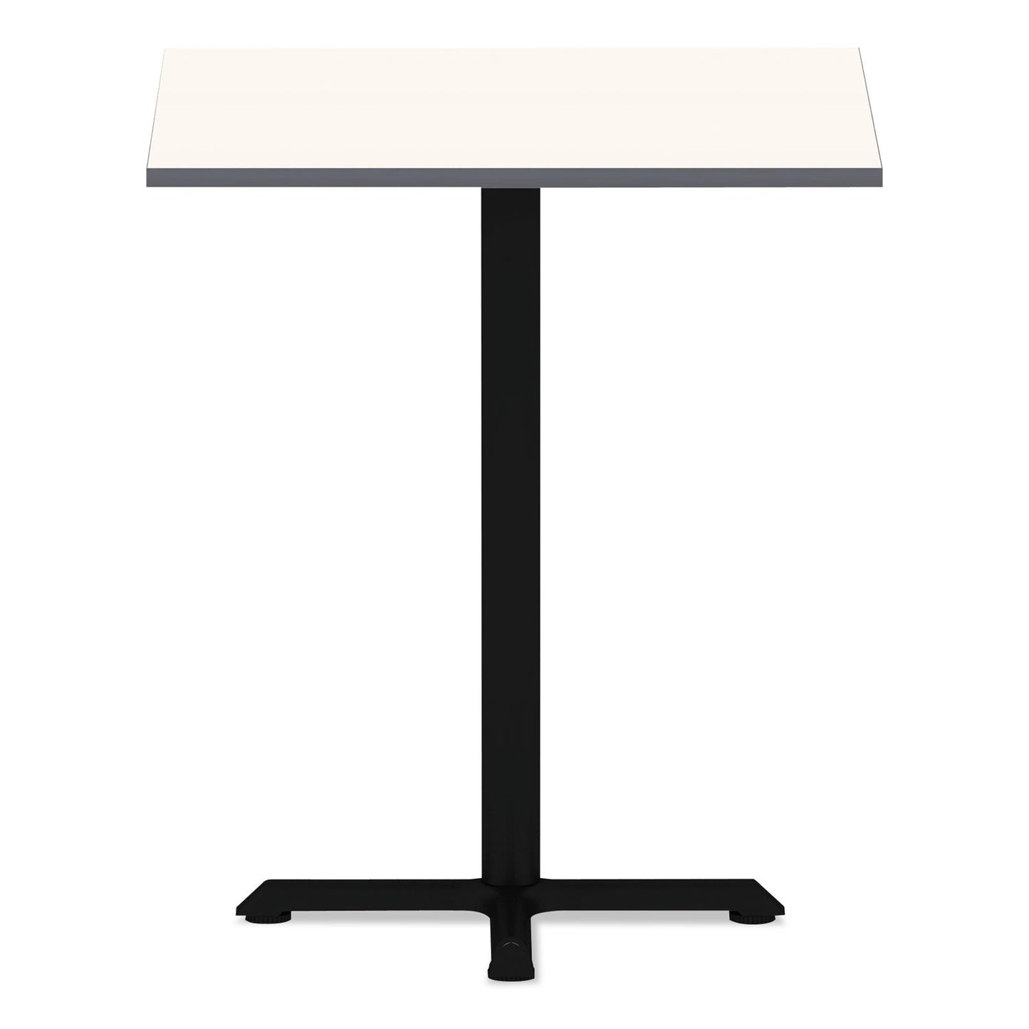 Alera Hospitality Series Single-Column Bases, 27.5" Diameter x 40.38"h, 300 lb Cap, Steel, Black
