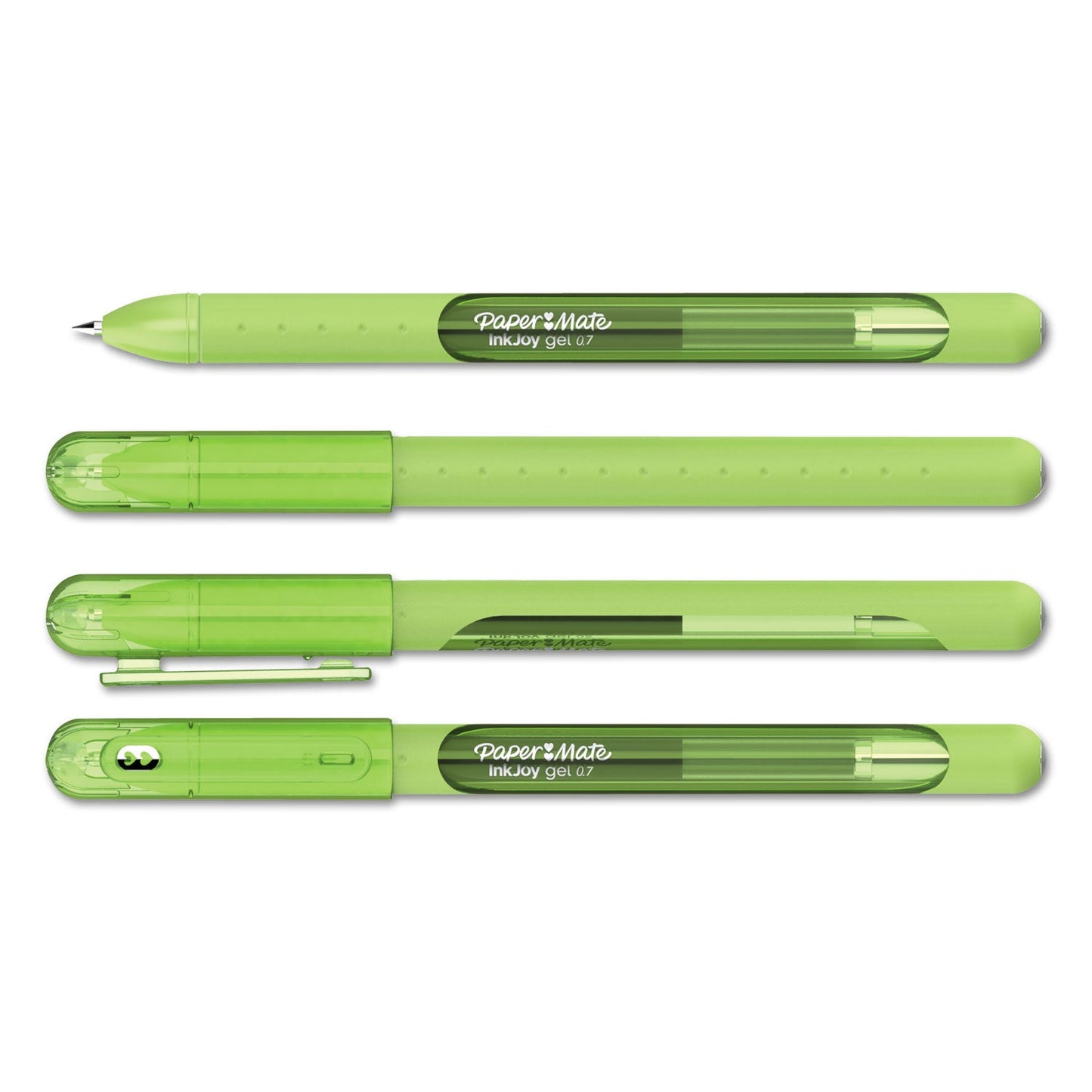 Paper Mate InkJoy Gel Pen, Stick, Medium 0.7 mm, Assorted Ink and Barrel Colors, 20/Pack