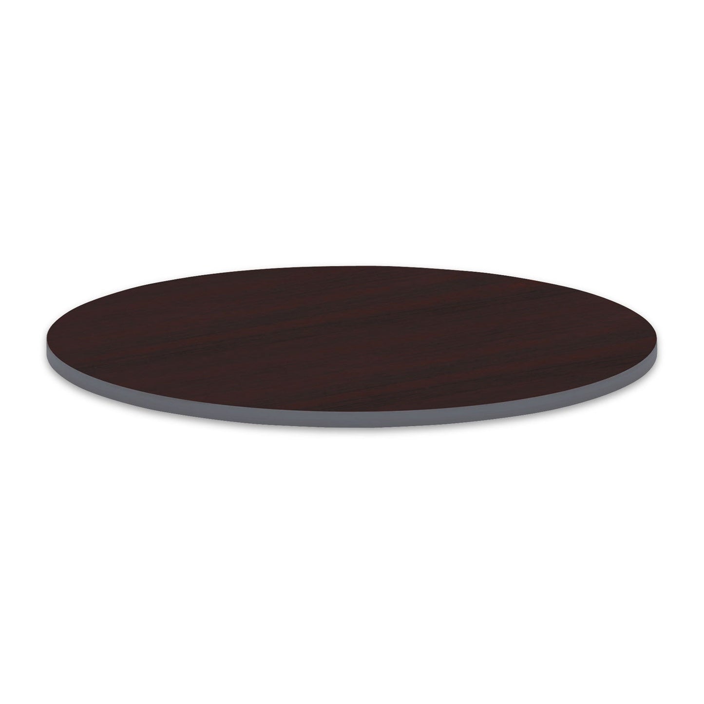 Alera Reversible Laminate Table Top, Round, 35.5" Diameter, Medium Cherry/Mahogany