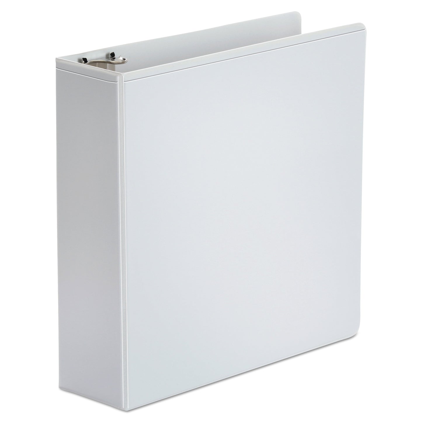 Universal Economy Round Ring View Binder, 3 Rings, 3" Capacity, 11 x 8.5, White