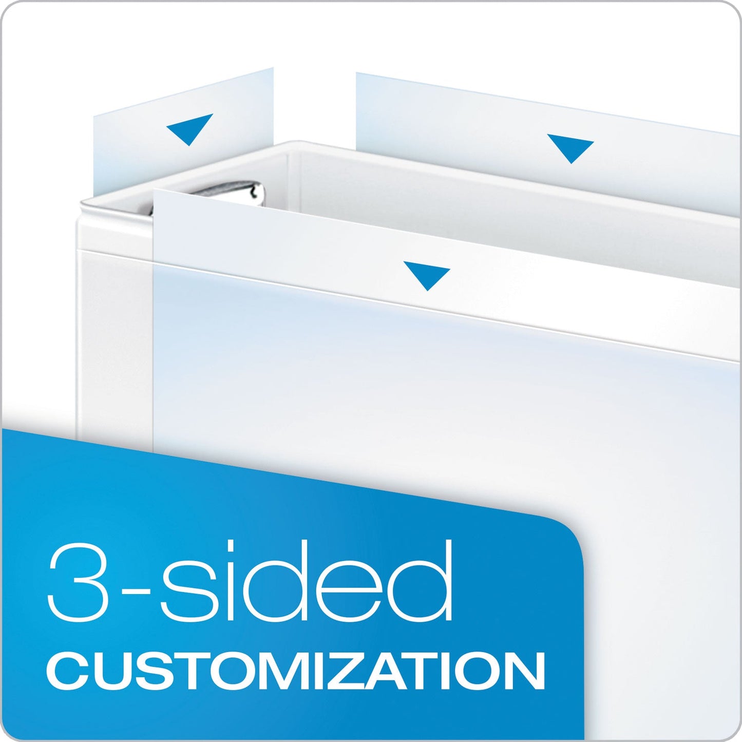 Cardinal Premier Easy Open ClearVue Locking Slant-D Ring Binder, 3 Rings, 1.5" Capacity, 11 x 8.5, Black