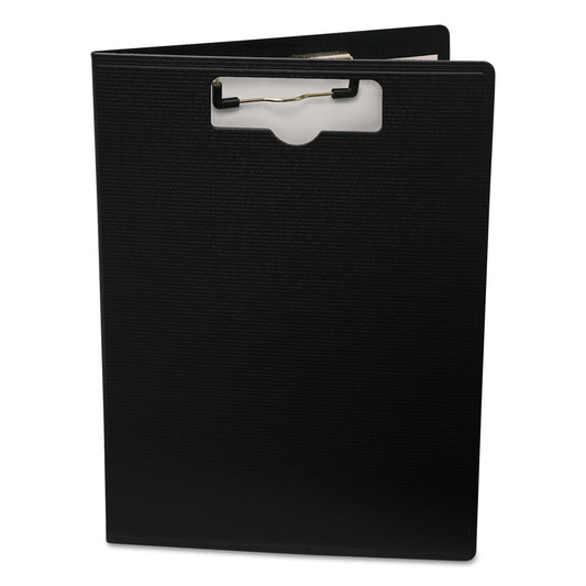 Mobile OPS Portfolio Clipboard with Low-Profile Clip, Portrait Orientation, 0.5" Clip Capacity, Holds 8.5 x 11 Sheets, Black