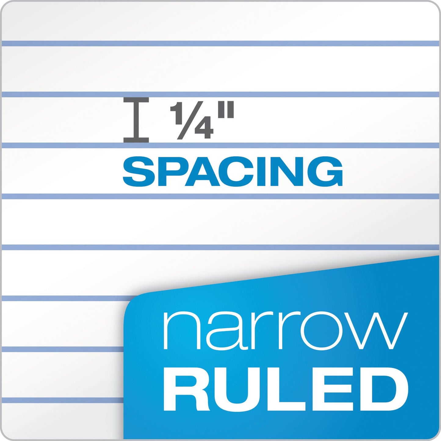 TOPS Color Notebooks, 1 Subject, Narrow Rule, Indigo Blue Cover, 8.5 x 5.5, 100 White Sheets