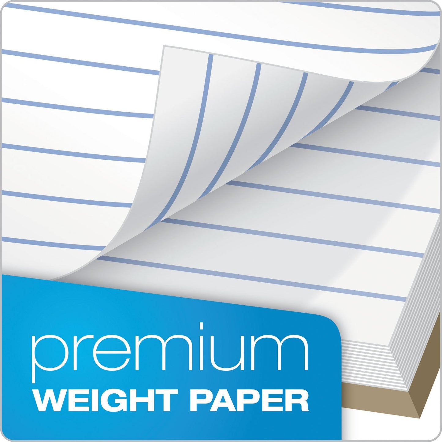 TOPS Color Notebooks, 1 Subject, Narrow Rule, Indigo Blue Cover, 8.5 x 5.5, 100 White Sheets