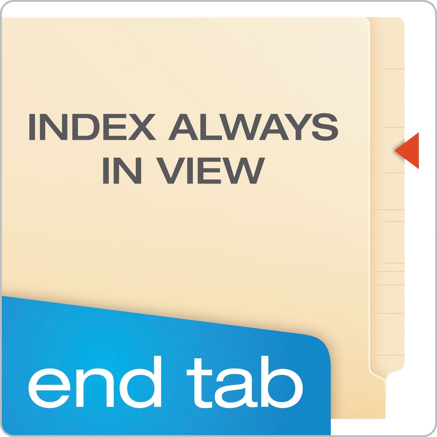 Pendaflex Manila End Tab Expanding Fastener Folders, 2-Ply Tabs, 2 Fasteners, Letter Size, 11-pt Manila Exterior, 50/Box