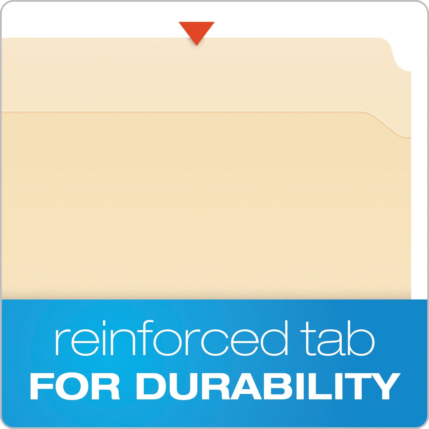 Pendaflex Manila Fastener Folders, 1/3-Cut Tabs: Assorted, 2 Fasteners, Letter Size, Manila Exterior, 50/Box