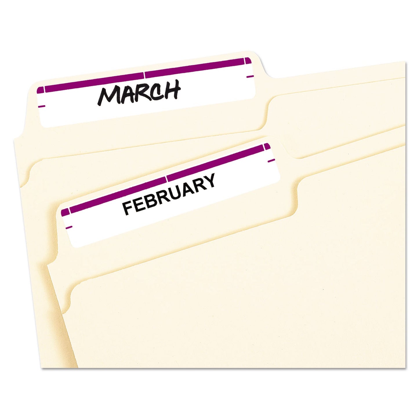 Avery Printable 4" x 6" - Permanent File Folder Labels, 0.69 x 3.44, White, 7/Sheet, 36 Sheets/Pack, (5204)