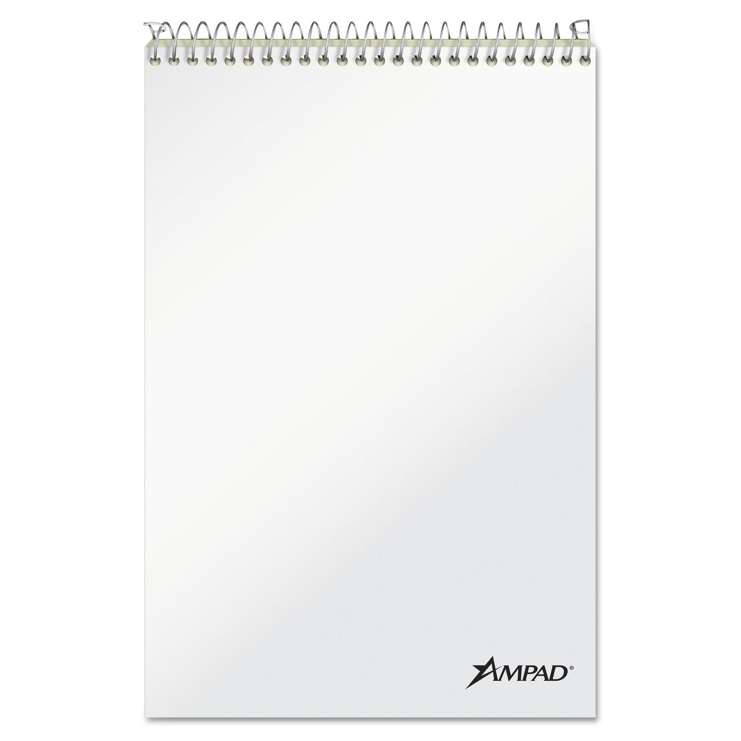 Ampad Steno Pads, Gregg Rule, Green Cover, 80 Green-Tint 6 x 9 Sheets, 6/Pack