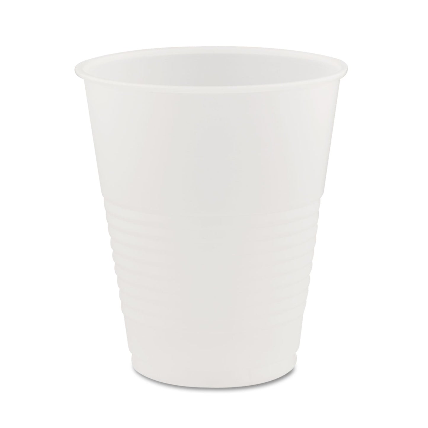 Dart High-Impact Polystyrene Squat Cold Cups, 12 oz, Translucent, 50/Pack