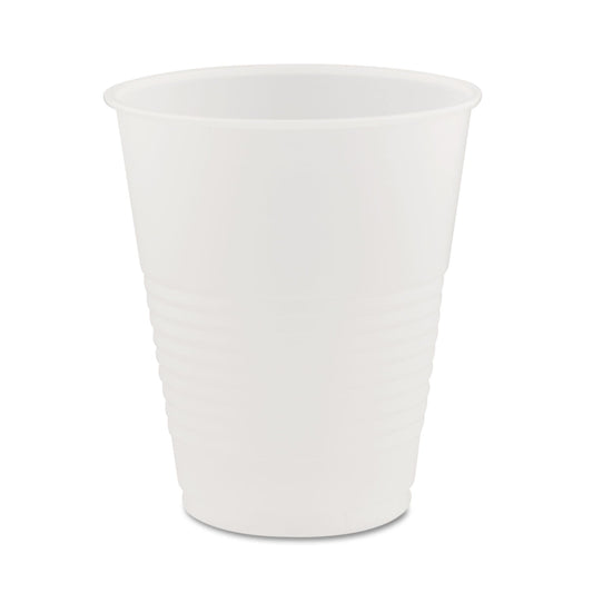 Dart High-Impact Polystyrene Squat Cold Cups, 12 oz, Translucent, 50/Pack