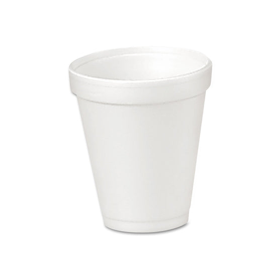 Dart Foam Drink Cups, 4 oz, 50/Bag, 20 Bags/Carton