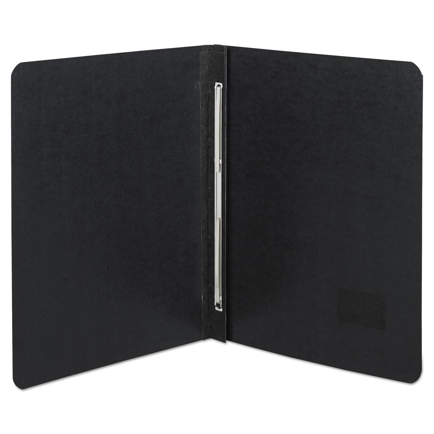 ACCO PRESSTEX Report Cover with Tyvek Reinforced Hinge, Side Bound, Two-Piece Prong Fastener, 3" Capacity, 8.5 x 11, Black/Black