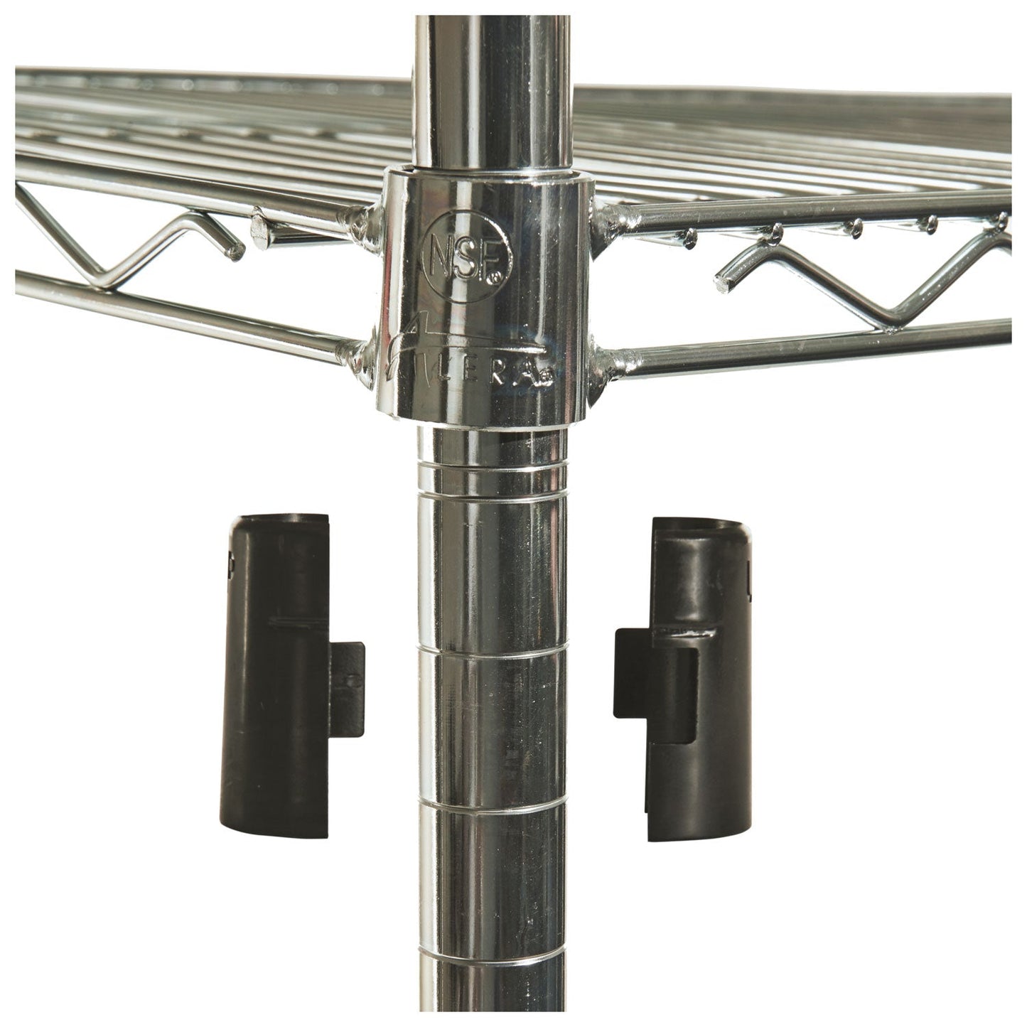 Alera NSF Certified Industrial Four-Shelf Wire Shelving Kit, 36w x 24d x 72h, Silver