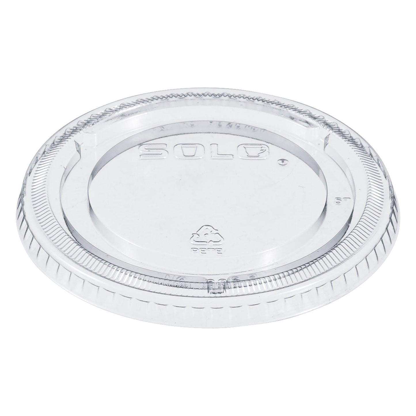 Dart PETE Plastic Flat Cold Cup Lids, Fits 12 oz to 24 oz Cups, Clear, 1,000/Carton