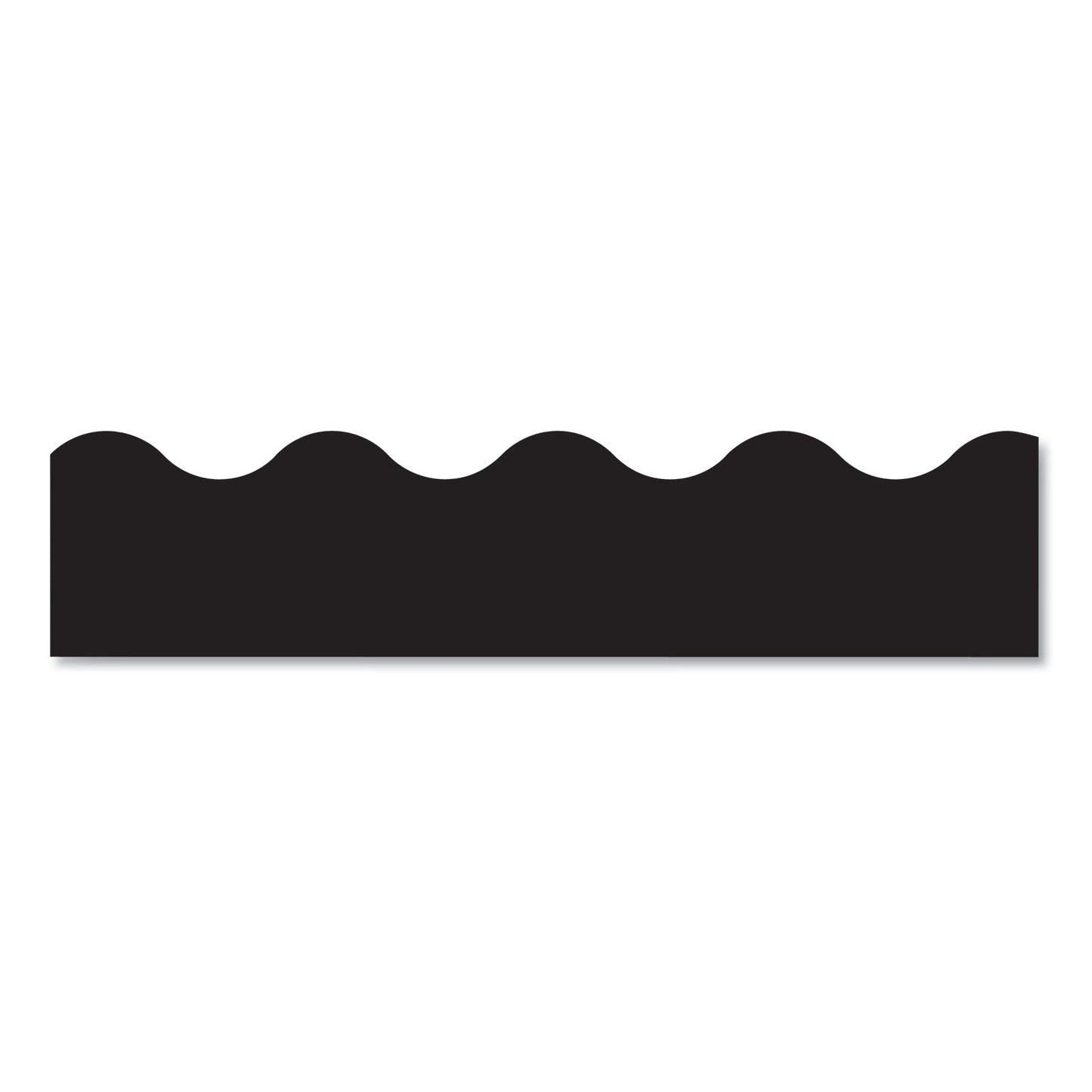 TREND Terrific Trimmers Solid Colors Board Trim, 2.25" x 39 ft, Black