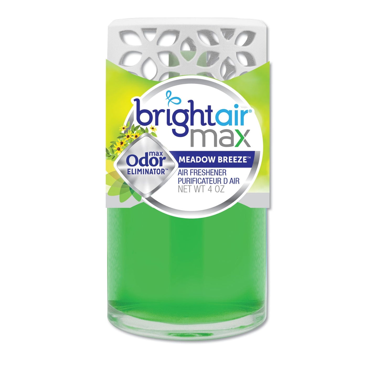BRIGHT Air Max Scented Oil Air Freshener, Meadow Breeze, 4 oz