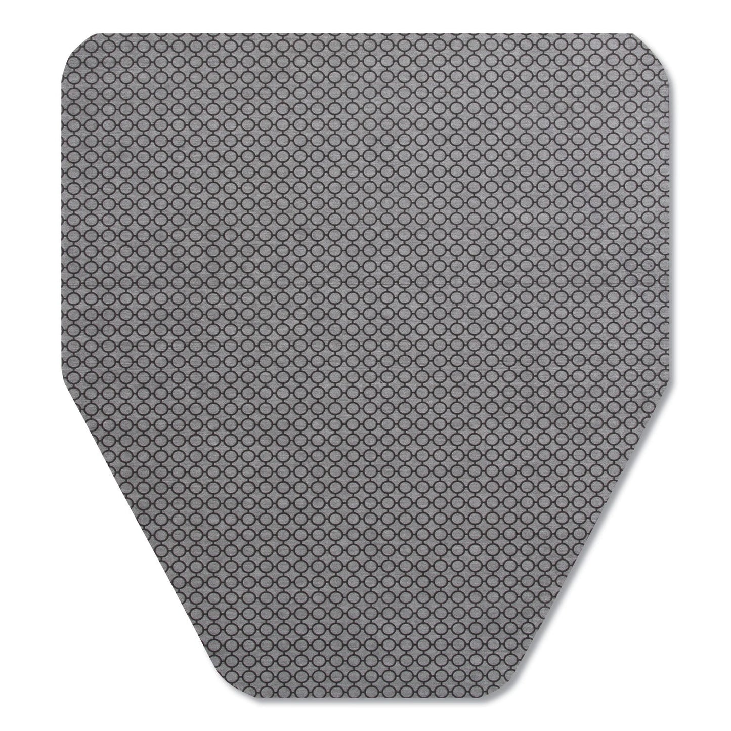TOLCO Komodo Urinal Mat, 18 x 20, Gray, 6/Carton