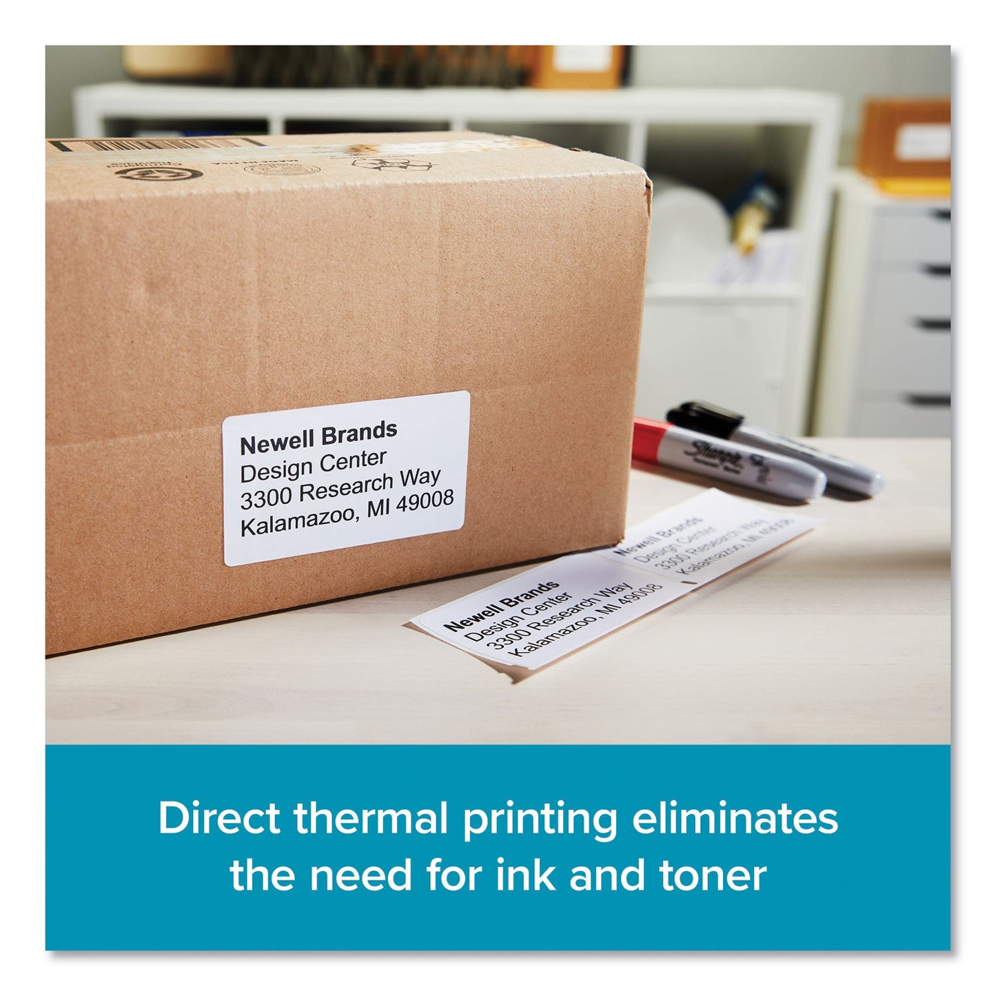 DYMO LW Shipping Labels, 2.31" x 4", White, 300 Labels/Roll, 6 Rolls/Pack