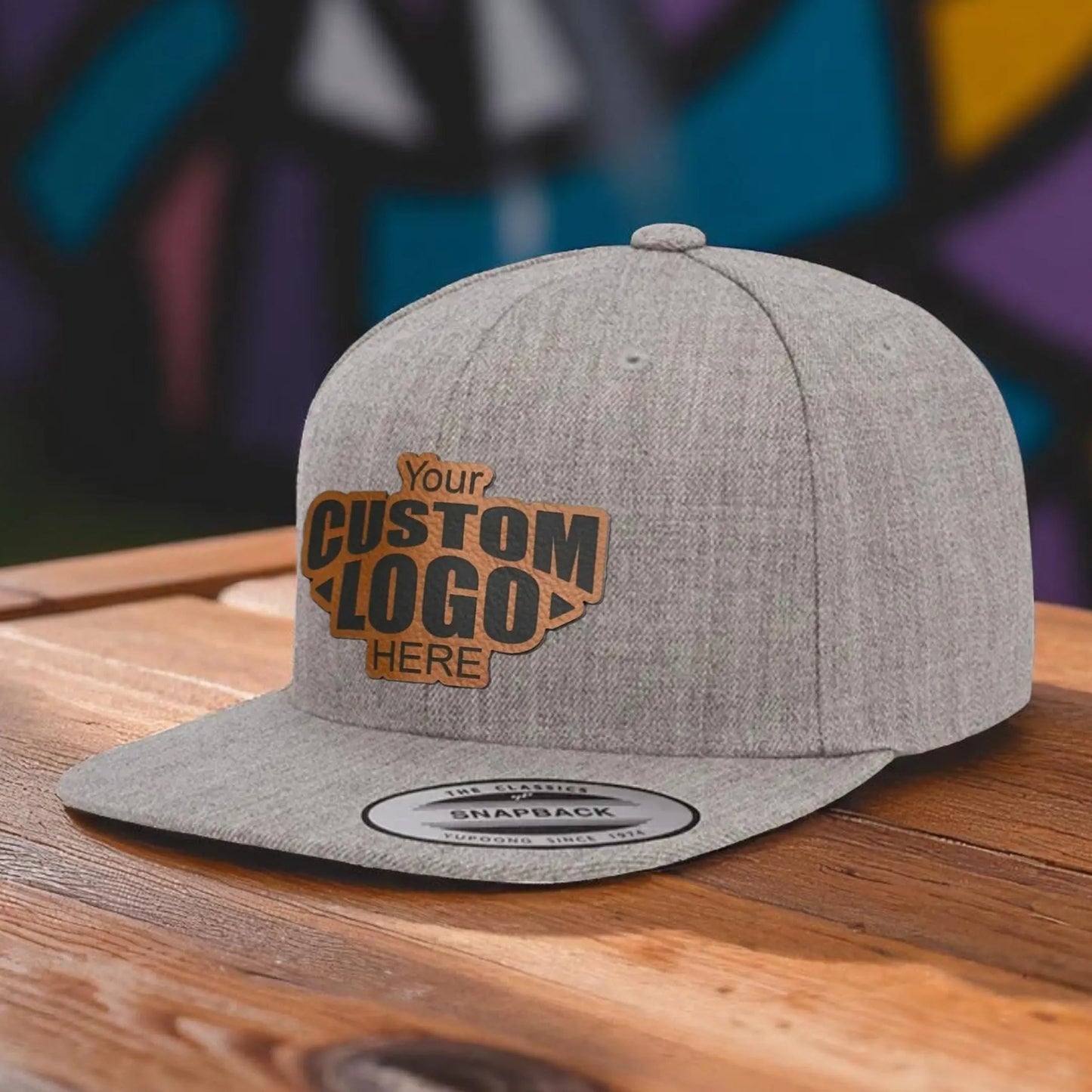 YP Classics® 6089 High Profile Flat Bill + Custom Patch