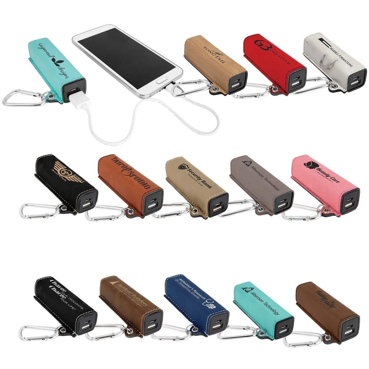 2200 mAh Power Bank with USB Cord