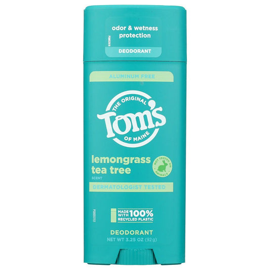 Tom's  Deodorant St 3.25 Oz 24H  Lmngrs
