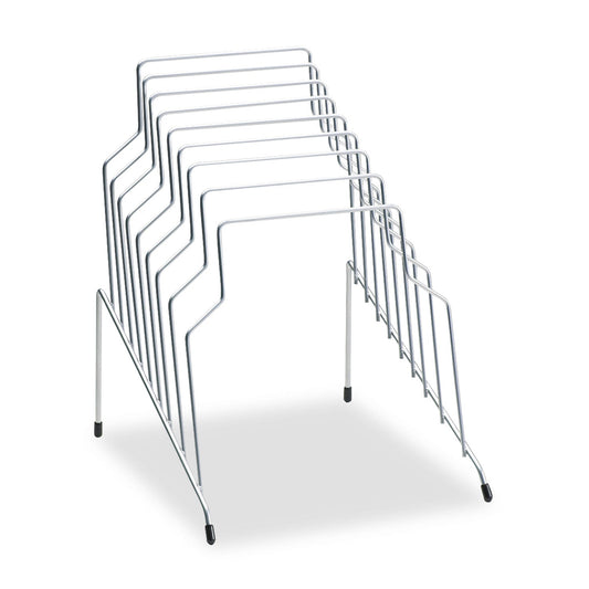Fellowes Wire Step File, 8 Sections, Letter to Legal Size Files, 10.13" x 12.13" x 11.81", Silver