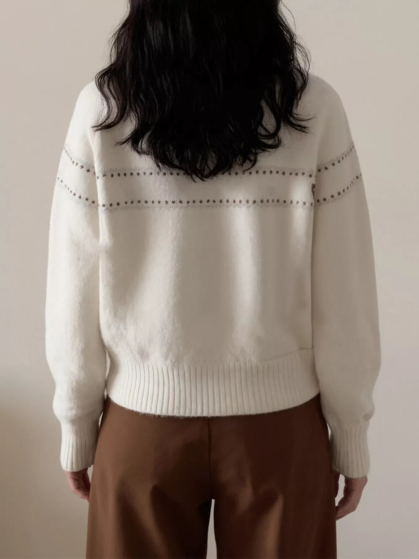 Cable Knit Button Up Cardigan