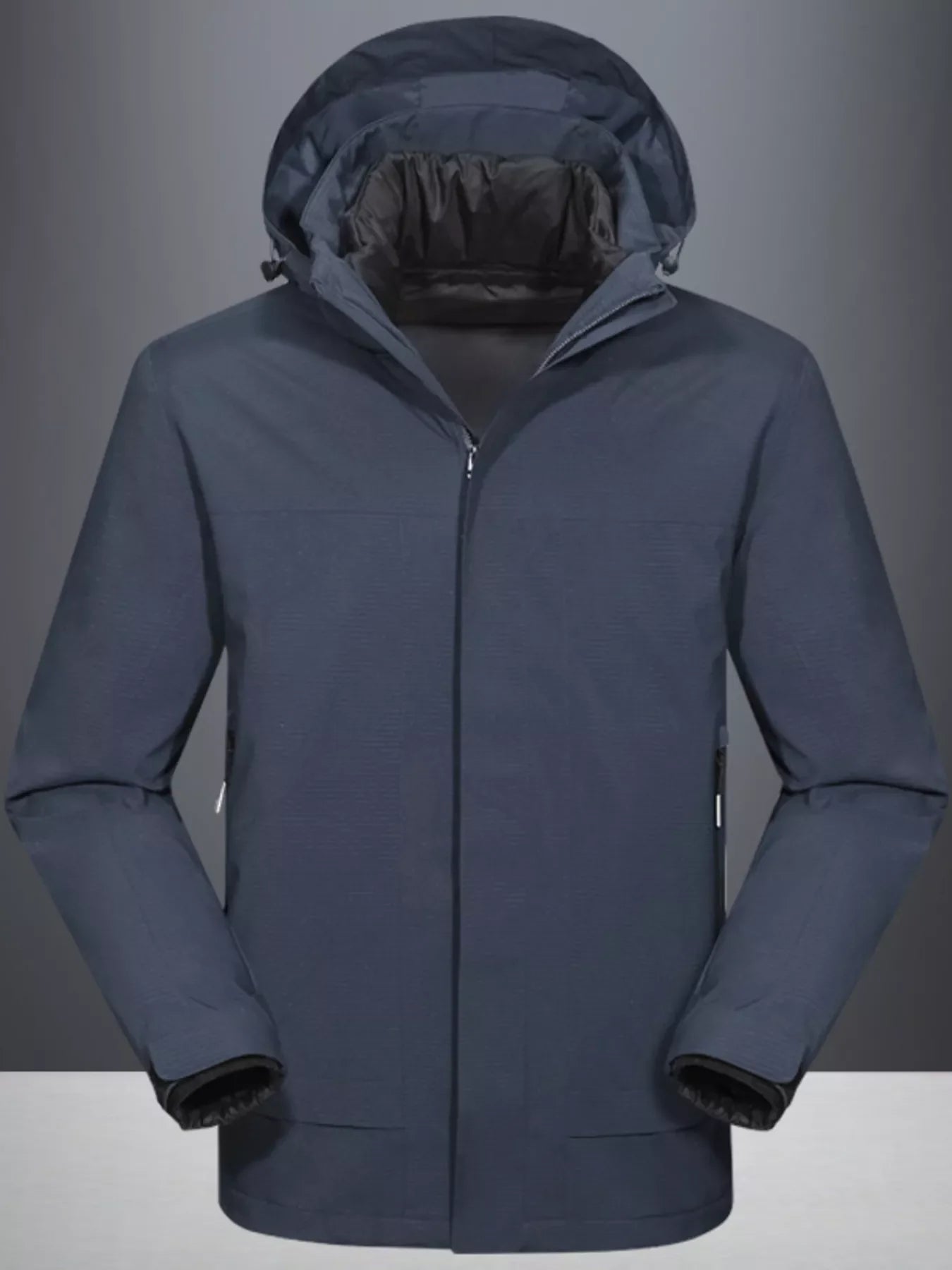 Men's Plus Size Zip Up Outdoor Jacket