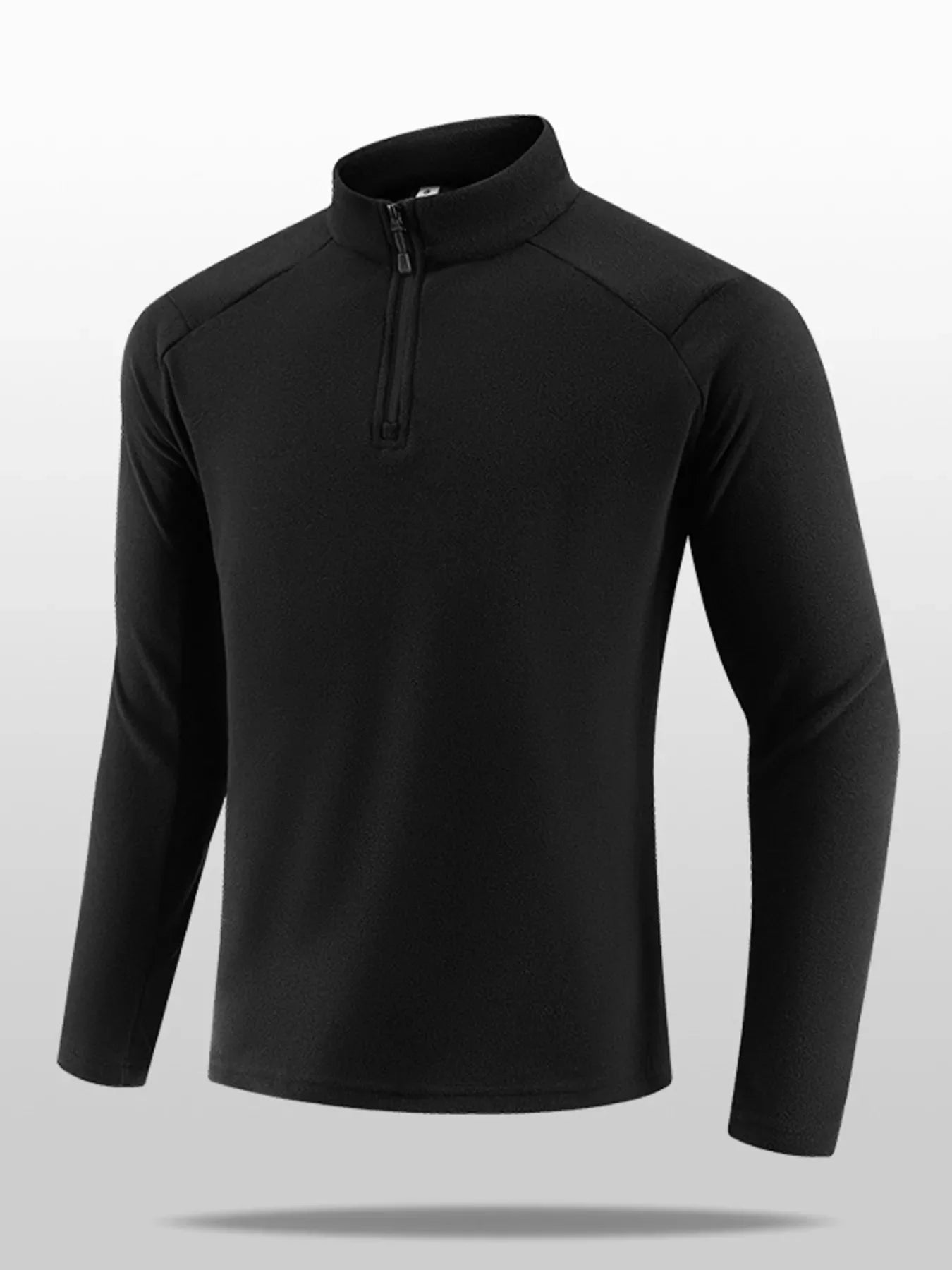 Men's Plus Size Comfortable Half-Zip Sweatshirt
