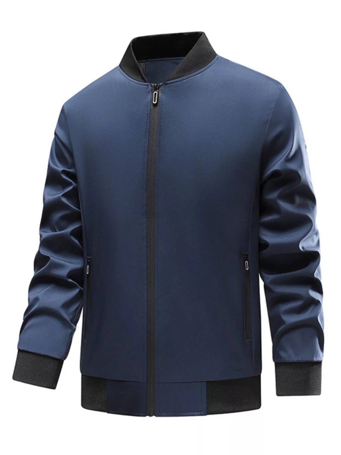 Men's Plus Size Casual Lightweight Bomber Jacket