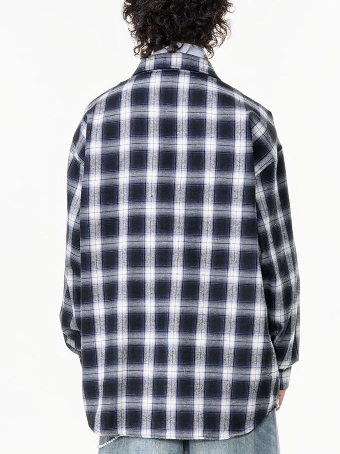 Men's Casual Plaid Button Up Shirt