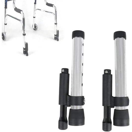 Walker Glide Skis with Brakes (1-Inch Tubing) - 1 Pair