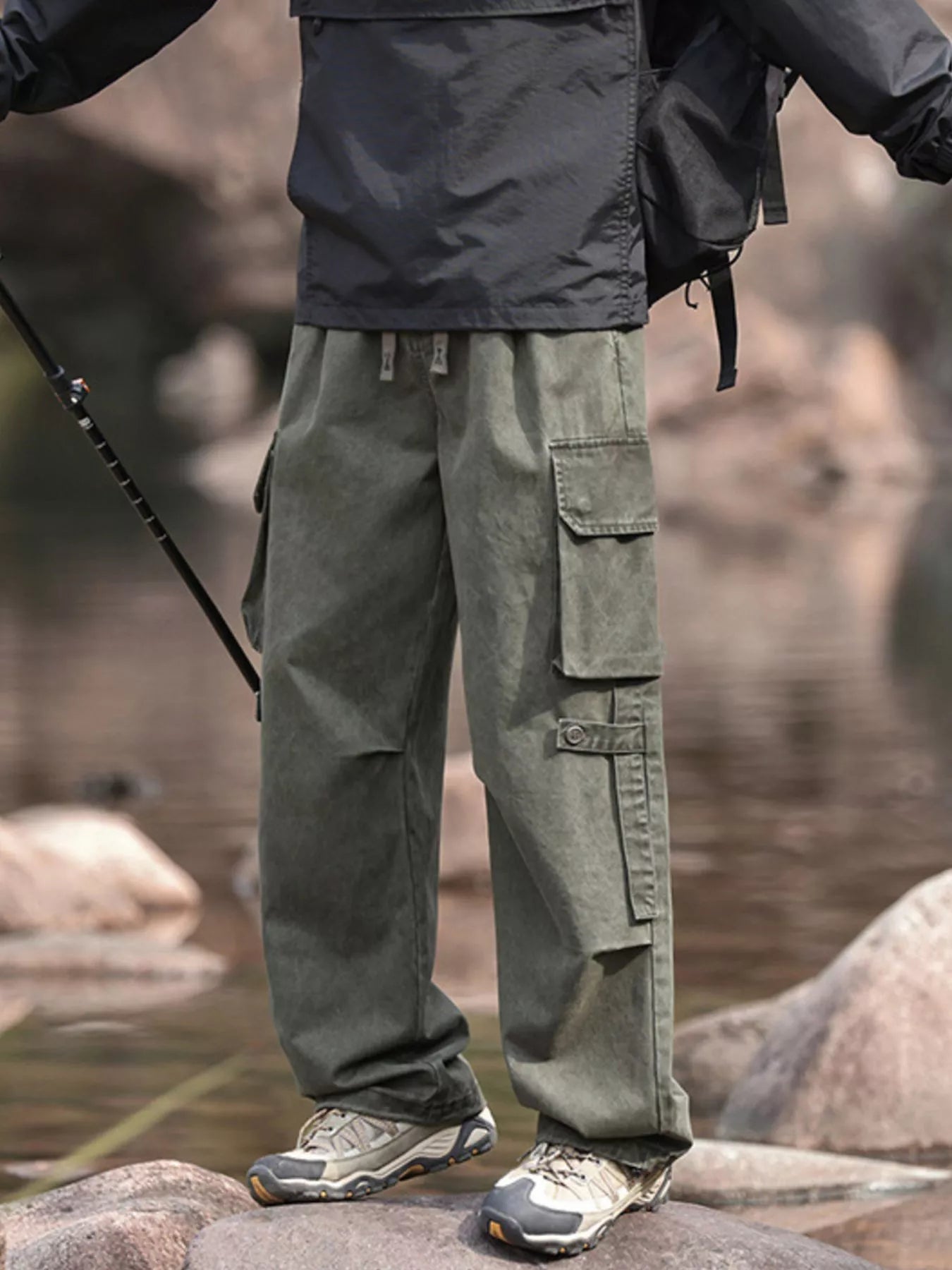 Men's Plus Size Relaxed Fit Cargo Pants