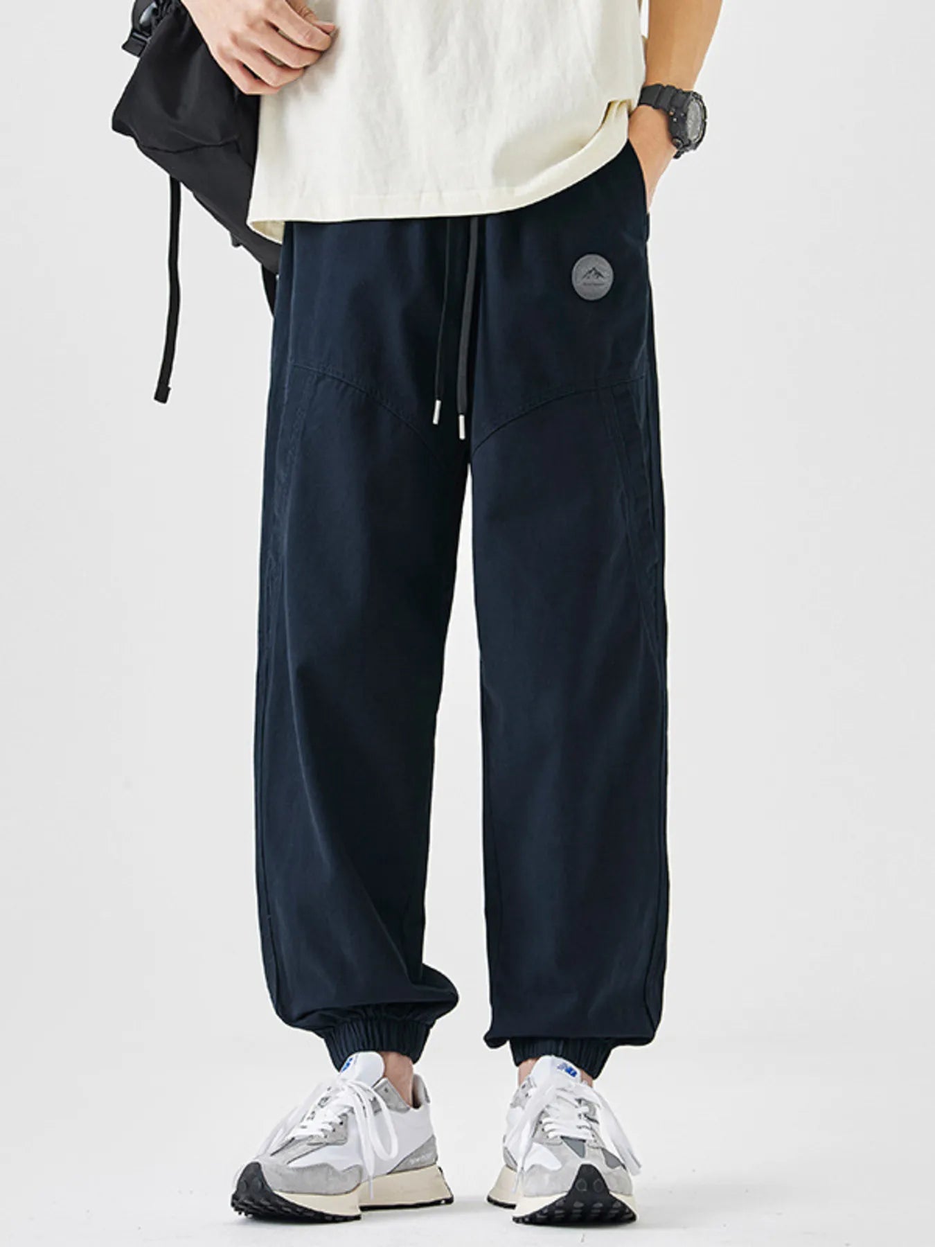 Men's Plus Size Casual Loose Fit Drawstring Pants