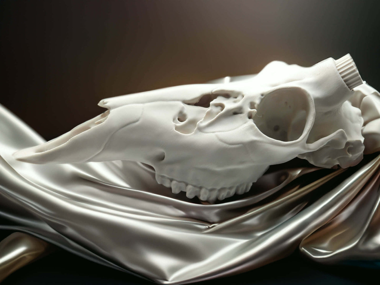 Whitetail Skull Cap