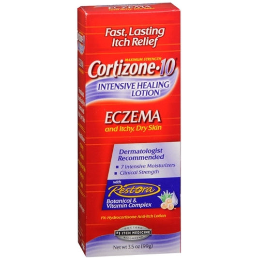 Cortizone-10 Intensive Healing Eczema Lotion, Maximum Strength, 3.5 oz