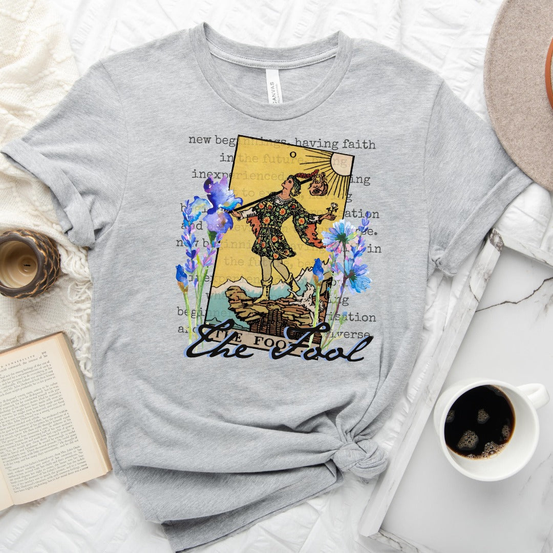 The Fool Tarot Card Tee | Witchy Tarot Graphic T-Shirt