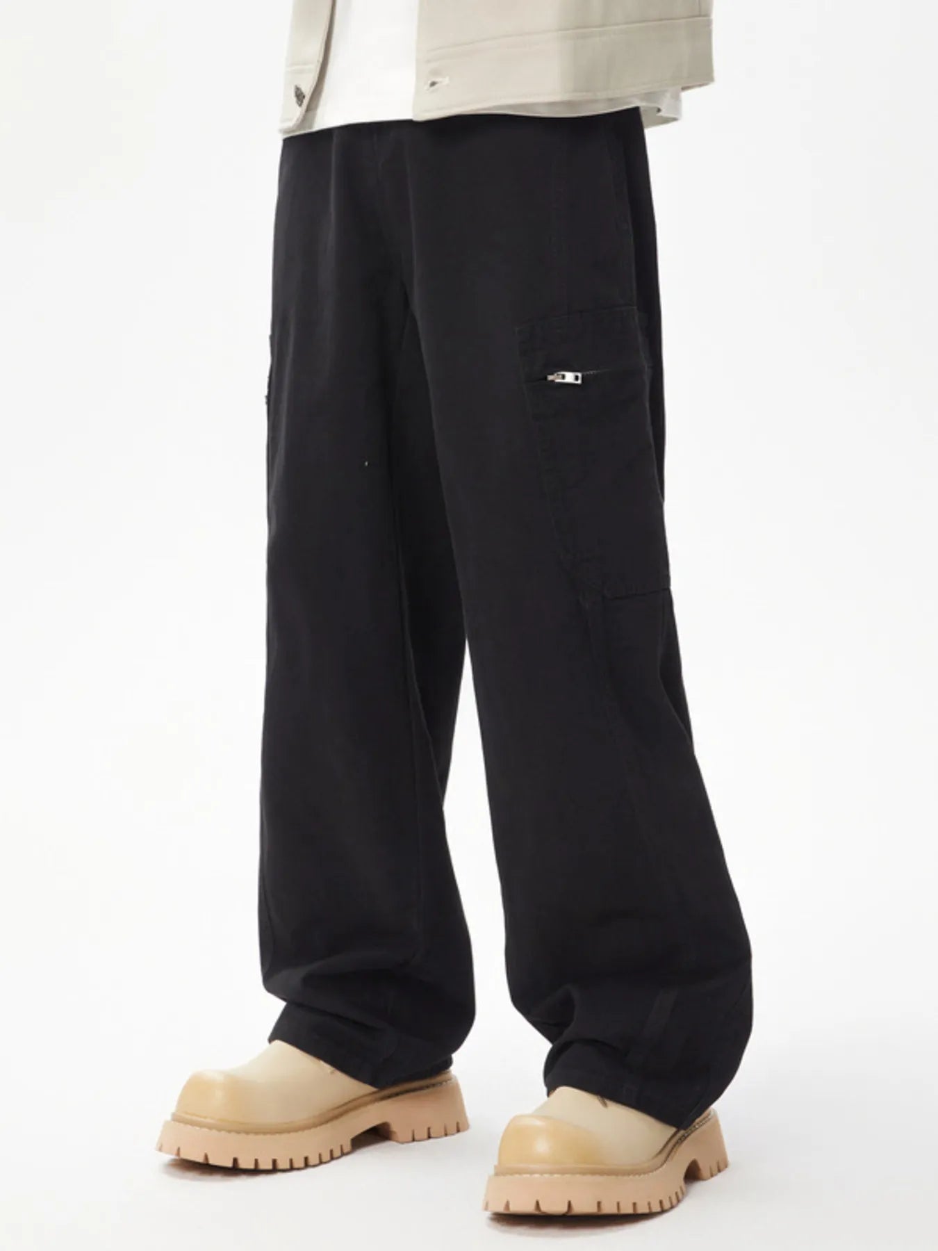Me's Wide Leg Cargo Pants