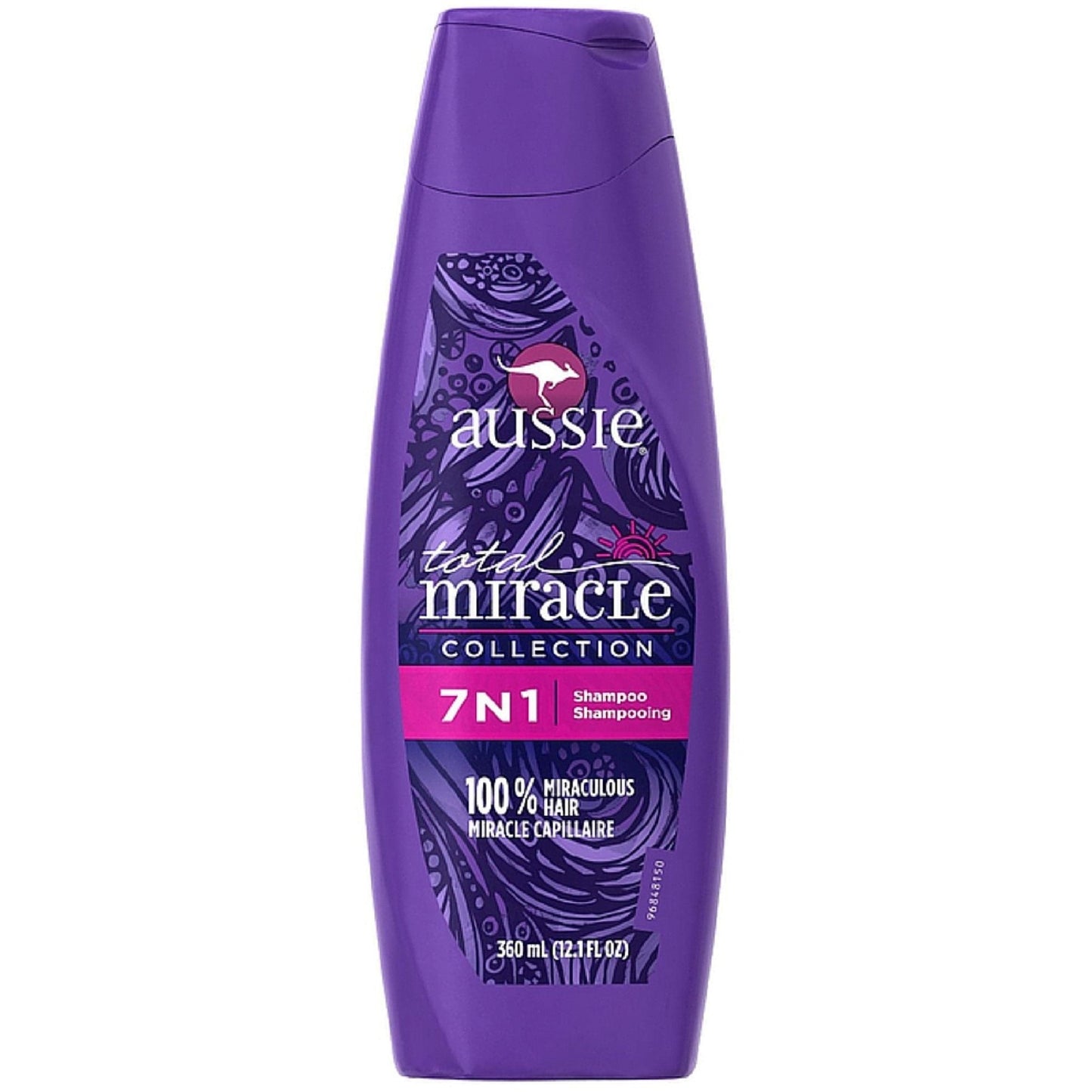 Aussie Total Miracle Shampoo with Apricot & Australian Macadamia Oil, 12.1 fl oz