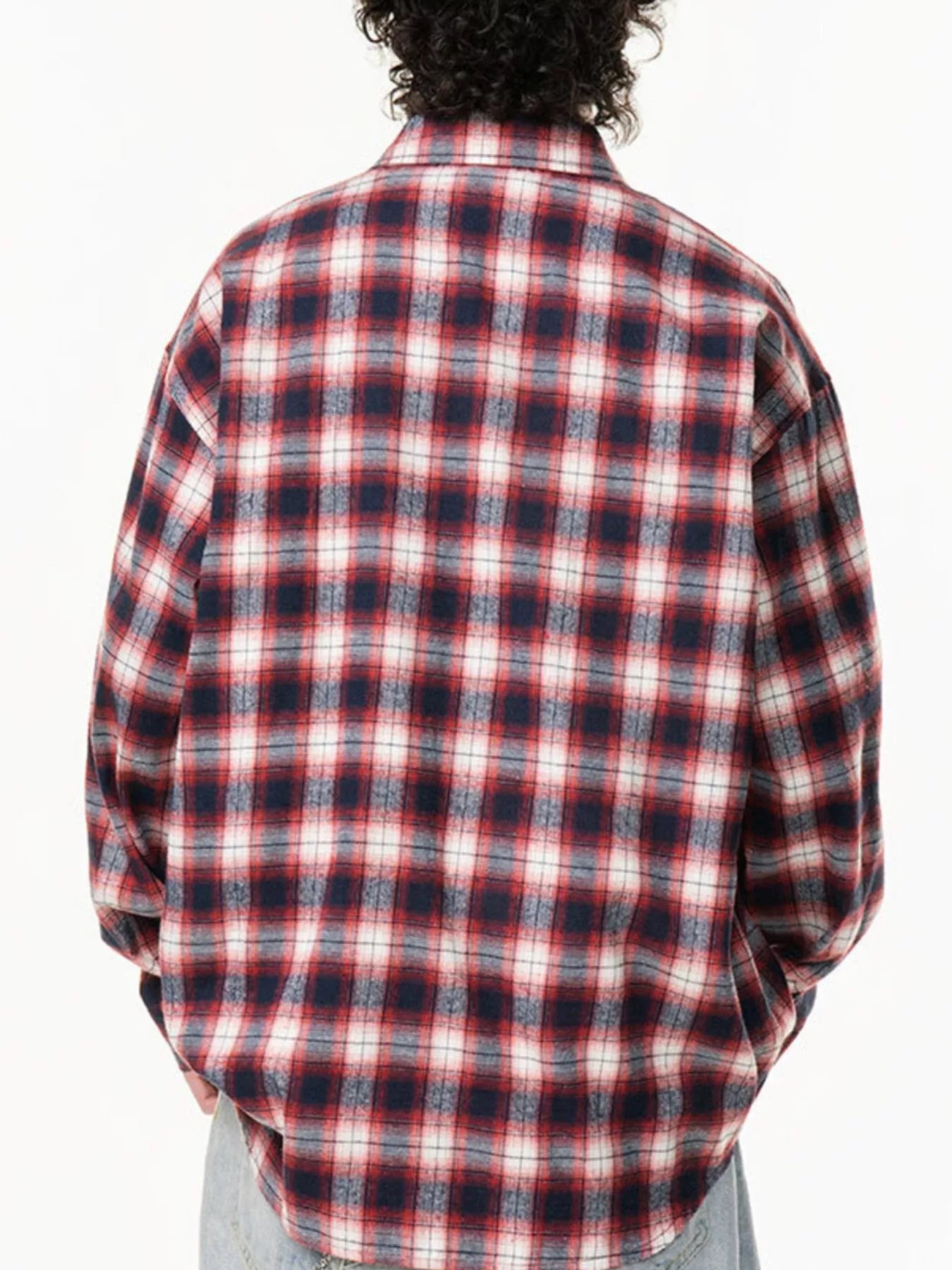 Men's Casual Plaid Button Up Shirt