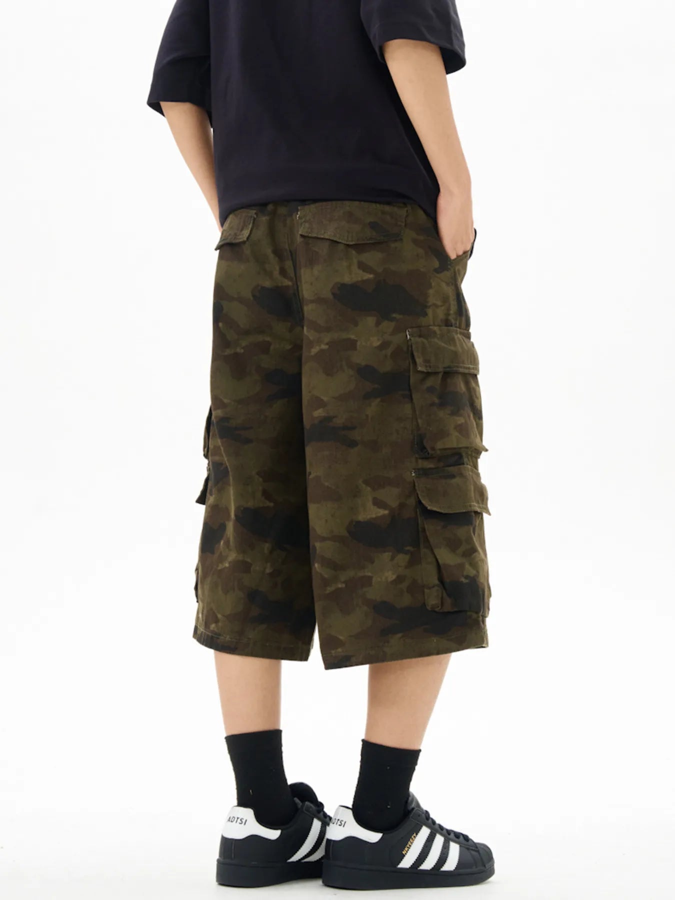 Men's Relaxed Fit Camo Cargo Shorts