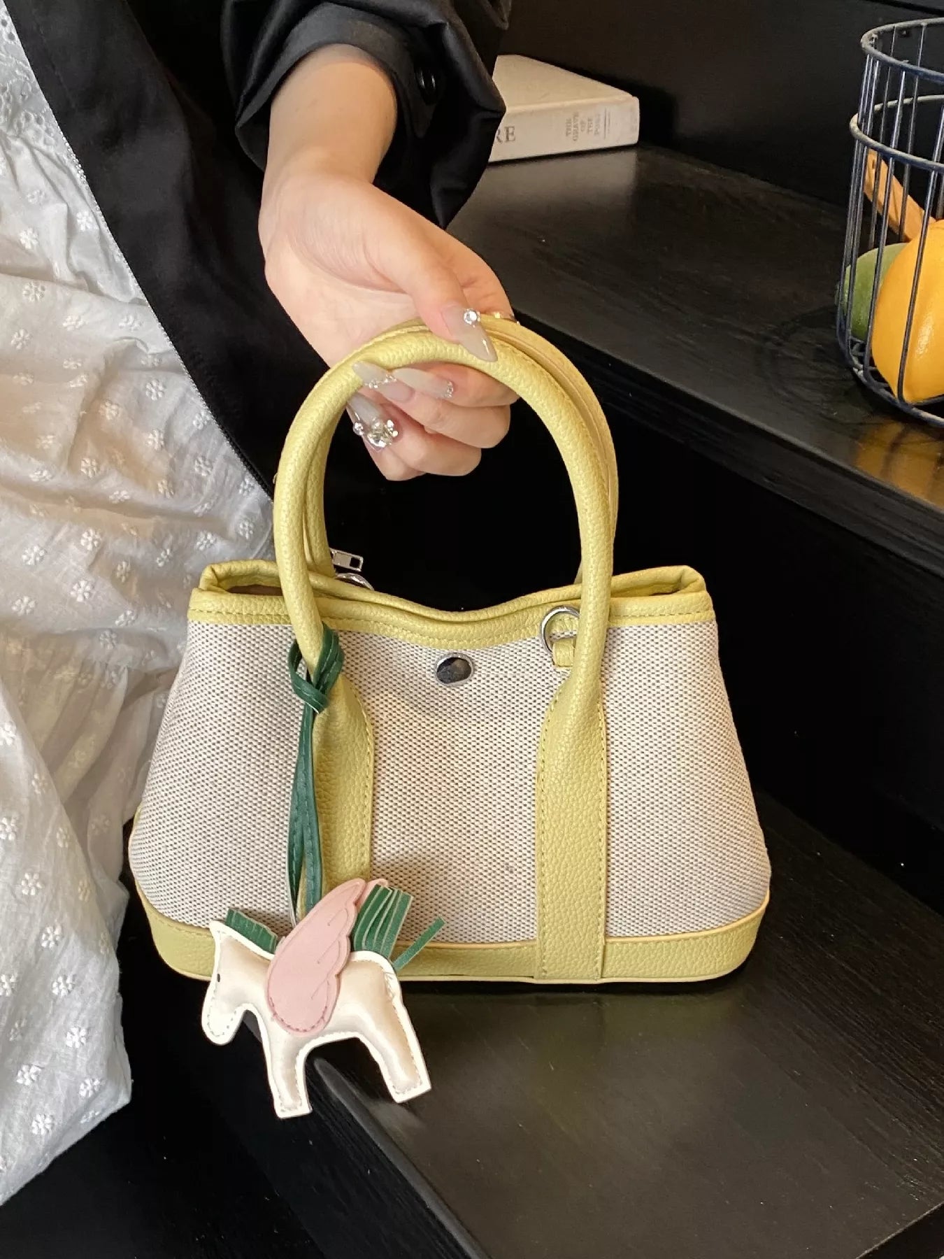 Contrast Crossbody Bag