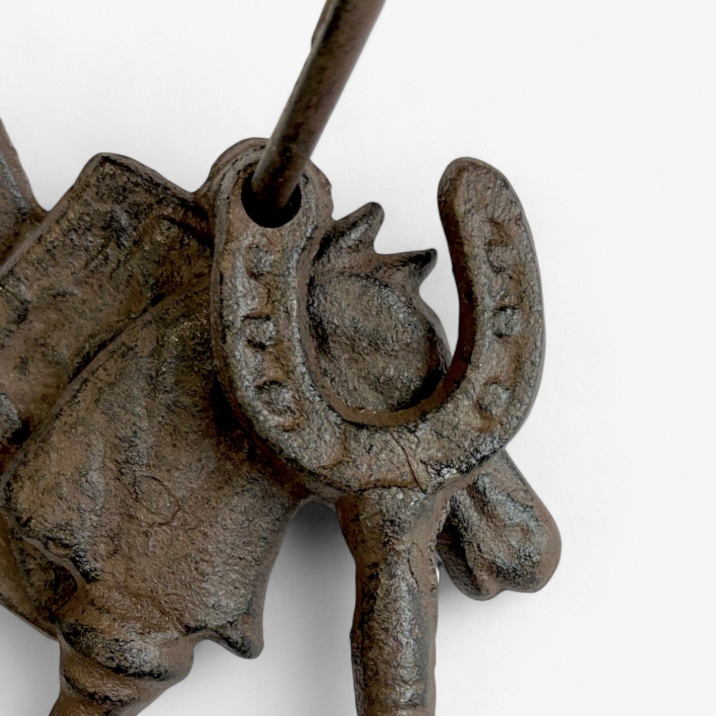 Antique Key Set with Ring, Rustic Cast Iron Home Decor Accents