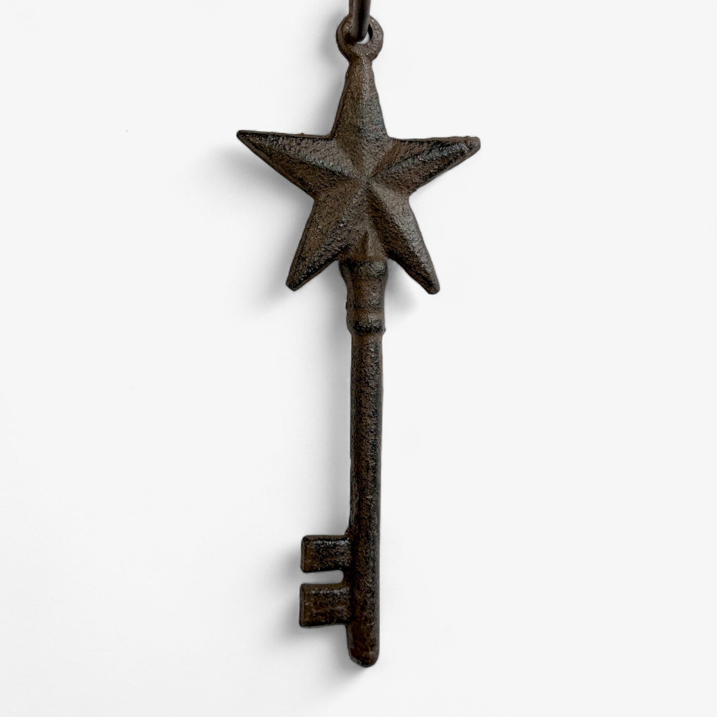 Antique Key Set with Ring, Rustic Cast Iron Home Decor Accents
