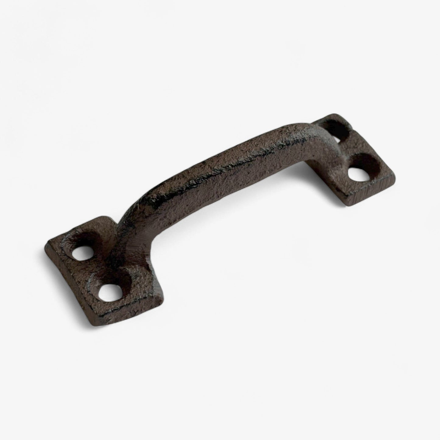 Rustic Cast Iron Drawer Pull Handle, Vintage Cabinet Hardware