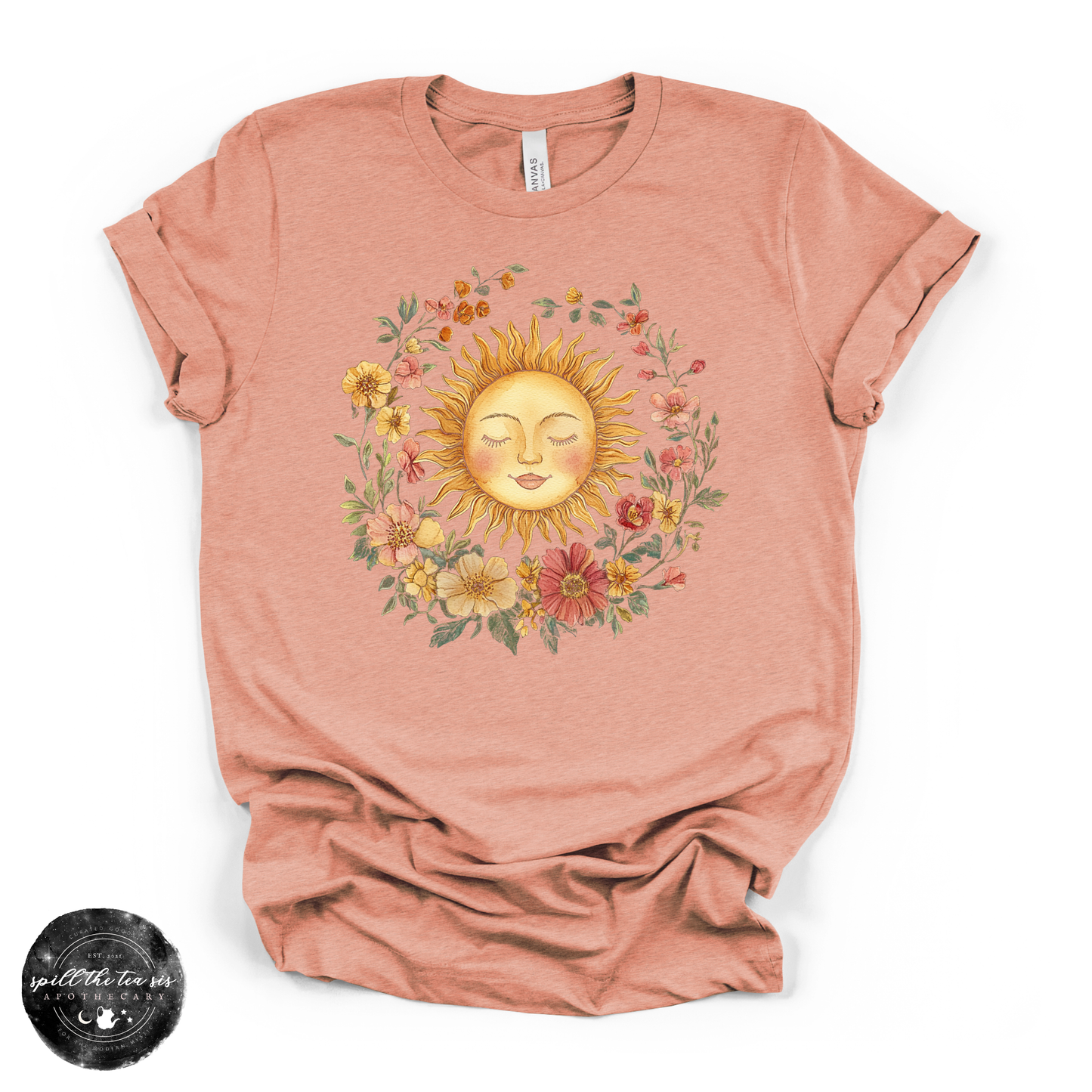 Celestial Sun Tee | Mystical Sun Graphic T-Shirt