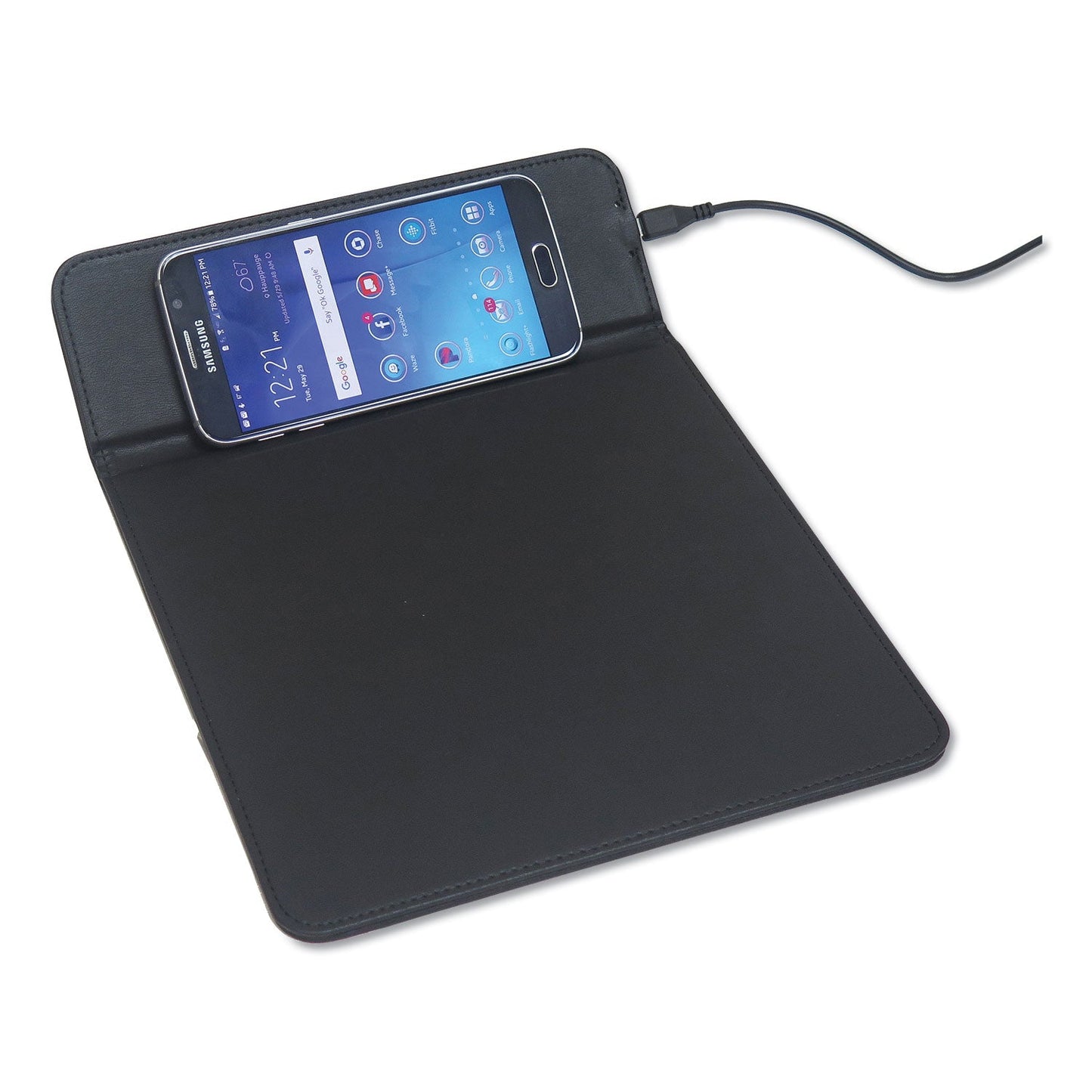 Artistic Wireless Charging Pads, Qi Wireless Charging, 5W, 11", Black