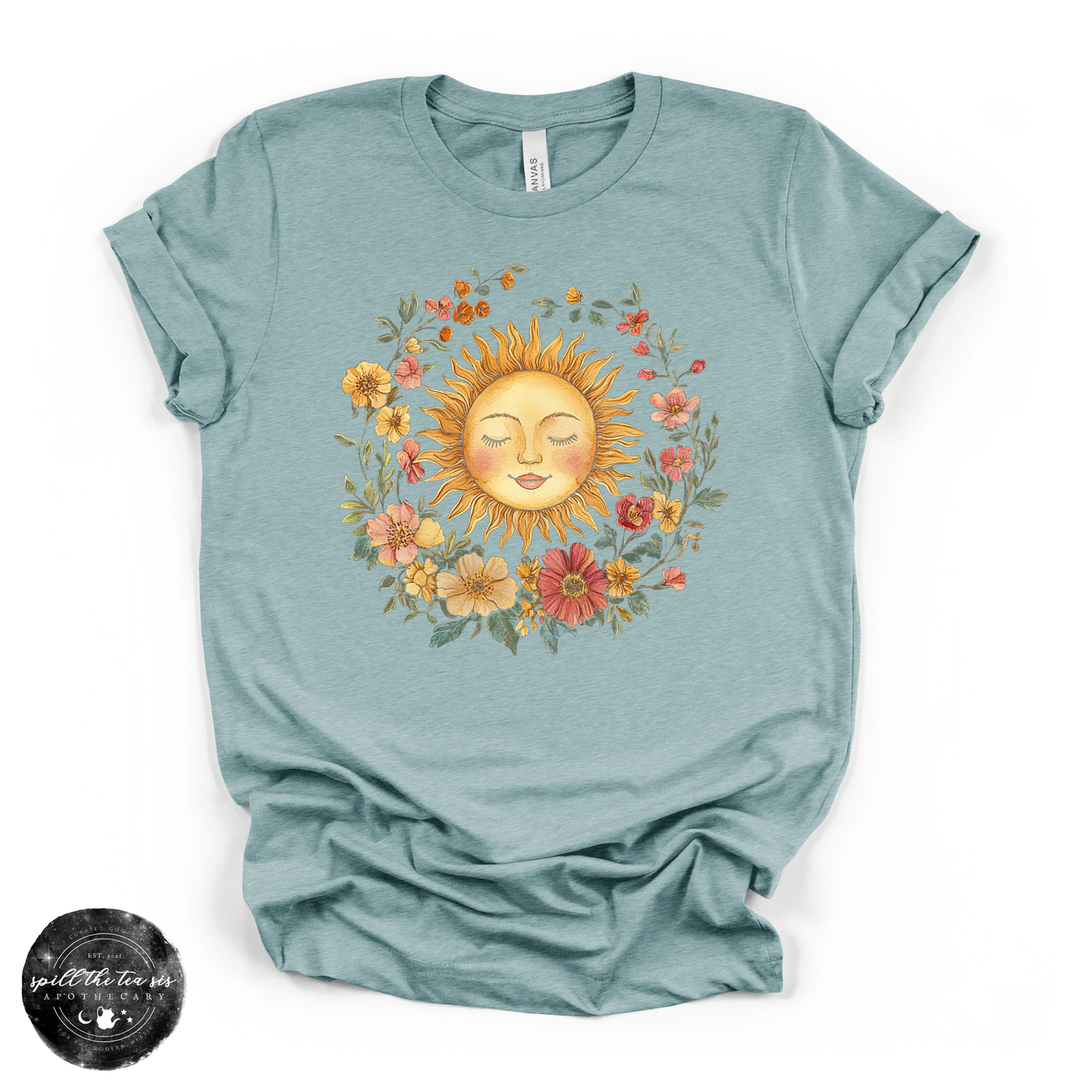 Celestial Sun Tee | Mystical Sun Graphic T-Shirt